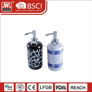 Set di accessori da bagno in plastica di alta qualità con Dispenser per lozioni, porta spazzolino da denti, <span class=keywords><strong>portasapone</strong></span> e bicchiere - Product Image 3
