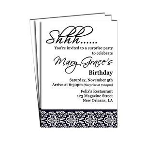 Carte d'<span class=keywords><strong>invitation</strong></span> d'<span class=keywords><strong>anniversaire</strong></span> pour homme et <span class=keywords><strong>femme</strong></span>, pour inviter d'autres personnes - Product Image 2