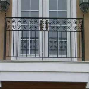 Simple Wrought Iron Grill Design For Veranda Balustrade Wrought Iron Stairs  Handrails - Fencing, Trellis & Gates - AliExpress