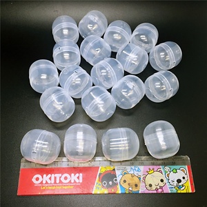 Bola Plastik PP Warna-warni Diameter 3X3.5Cm, Bola Kapsul Kosong Murah untuk Mesin Penjual Mainan - Product Image 4