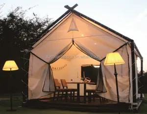 Outdoor waterproof luxury glamping tent