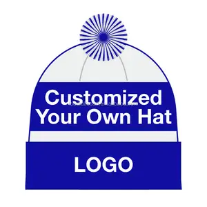 Mũ Dệt Kim Có Hai Lớp Bằng Acrylic 100% Giá Rẻ Có MOQ Thấp - Product Image 1