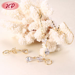 2015 più nuovo modo di Stile del Costume di Modo 18k 14k placcato <span class=keywords><strong>oro</strong></span> indiano monili di costume da sposa set on-line all'ingrosso - Product Image 3