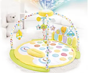 Milieuvriendelijke niet-giftige Baby play gym mat met projector en pianomuziek