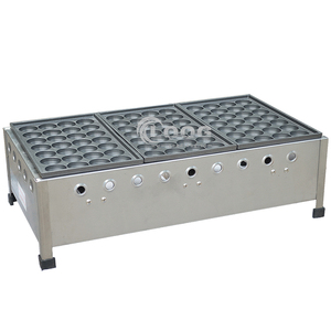 Công Nghiệp Takoyaki Maker Máy Thiết Bị Nhà Bếp Khí Thương Mại Nhật Bản Takoyaki Vỉ Nướng Với 3 Tấm - Product Image 5