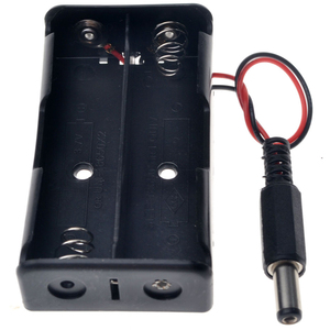 2x 18650 <strong>Battery</strong> Holder <strong>Storage</strong> Box <strong>Case</strong> With DC 5.5x2.1mm Power Plug 2 Slot <strong>Batteries</strong> Container - Product Image 4