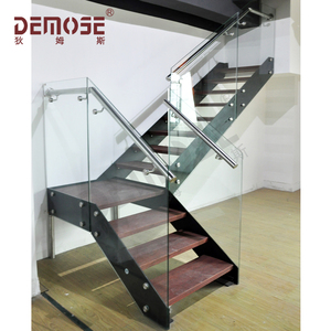 Elegante <span class=keywords><strong>escalera</strong></span> <span class=keywords><strong>de</strong></span> loft <span class=keywords><strong>para</strong></span> interiores, escaleras plegables con peldaños <span class=keywords><strong>de</strong></span> <span class=keywords><strong>madera</strong></span> <span class=keywords><strong>de</strong></span> acacia y <span class=keywords><strong>pasamanos</strong></span> - Product Image 2