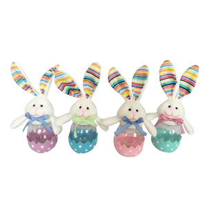 Easter Egg Plastic Bunny Gift Jar