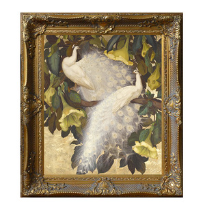 Personnalisé vieux style peinte à la main or antique sculpté armature en bois avec <span class=keywords><strong>photo</strong></span> - Product Image 1
