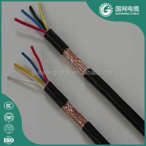 Télécommunications CU/PVC/Tressé Fil De Cuivre Écran/PVC Câble De Commande KVVP 2.5 35mmsq Câble