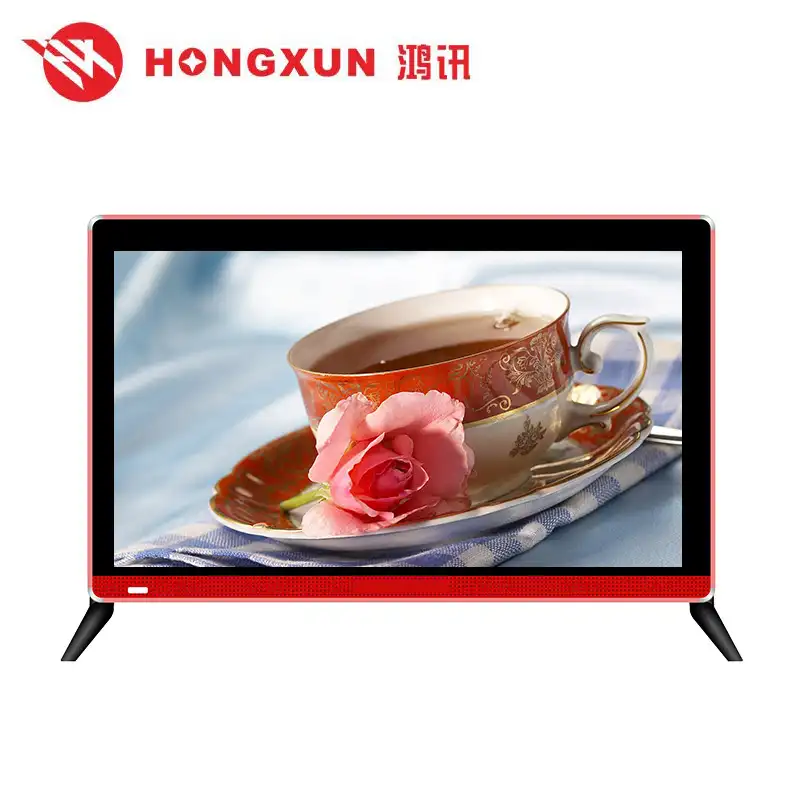 17 19 21.5 23.5 inch lcd television used square remote control led square lcd tv 24 hongxun hotel tv