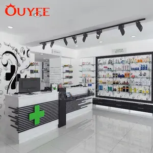 Retail Furniture Pharmacy Display Cabinet for Pharmacy Shop Interior Design