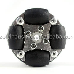 (1.5 นิ้ว) ล้อออมนิอลูมิเนียมคู่ขนาด 38 มม. สำหรับหุ่นยนต์ขนาดเล็ก - Product Image 4