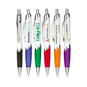 Flat shape plastic promo pen