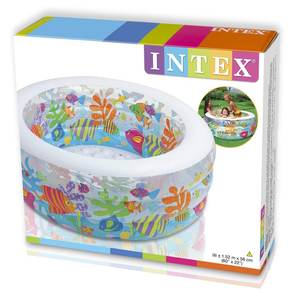 <span class=keywords><strong>INTEX</strong></span> 58480 אקווריום בריכה מתנפח 3-טבעת שחייה בריכת Piscine Gonflable ילדים מים לשחק עמיד 12ga (0.30mm) ויניל CN;FUJ - Product Image 2