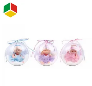 QS Mini Lovely 6 Inch Vinyl Sleeping Reborn Baby Kids Vinyl Doll Toys For Girls