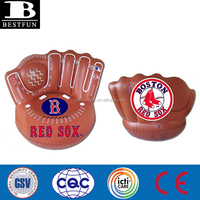 Chaises gonflables amusantes en forme de gants de baseball, chaises de sport, de bureau et de jeu pour la publicité