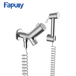 Fapully Chrome ABS Туалет Биде Душевая насадка Showerhead shattaf спрей ванная комната опрыскиватель ручной биде - Product Image 1