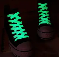 שרוך זוהר נעליים צבעוניות שטוחים נעלי ספורט שרוכים זוהר בחושך פלורסנט שרוך קמפינג מסיבה