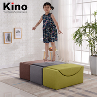 Canapé-lit sectionnel pliable en tissu lin pour enfants, design moderne et créatif, OEM/ODM, idéal pour villa, vente directe usine