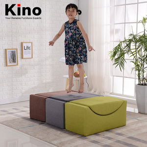 Sofá Infantil Moderno y Creativo de Esponja, Sofá Cama Seccional Plegable de Tela de <span class=keywords><strong>Lino</strong></span>, Sillón Lounge - Product Image 4