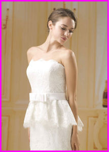 2015 Guangzhou élégantes <span class=keywords><strong>français</strong></span> dentelle trompette Robes de mariée sirène de mariage avec AG015 de trains longues - Product Image 3