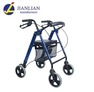 JL9188LH Lightweight Foldable Walker <strong>Rollator</strong> With Seat/aluminum <strong>Rollator</strong> Shopping Cart - Product Image 1