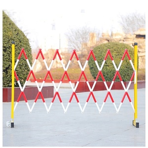Barrière de sécurité petite et extensible, barrière de sécurité pour route, rétractable, en plastique - Product Image 2