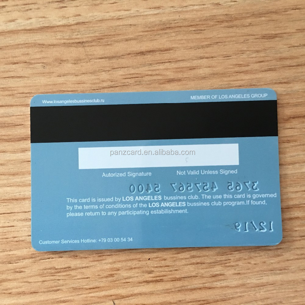 CMYK CR80 Размер кредитной карты слой тиснение номер пластиковая ПВХ магнитная полоса карта Подпись Панель карты