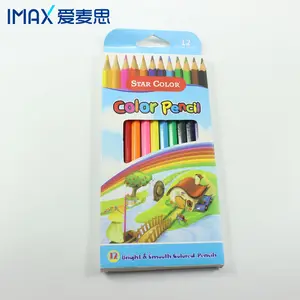 高品質のベストセラー、明るく滑らかな12色の混合鉛筆