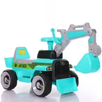 2019 ילדים להעמיד פנים לשחק חופר כוח עובד דיגר לתפוס חול משאית חשמלי לרכב על מכונית צעצועים
