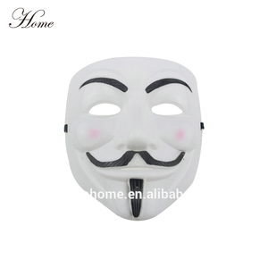 Masque de fête d'Halloween <span class=keywords><strong>V</strong></span> pour <span class=keywords><strong>Vendetta</strong></span> en PVC fait main, en promotion - Product Image 4