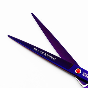 BLACK KNIGHT Kéo Làm Tóc Chuyên Nghiệp 7 Inch Cắt Barber Shears Kéo Pet Phong Cách Màu Tím - Product Image 3