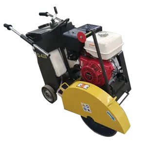 Pavement Road Cutting Saw Machine 40CM Diameter Loncin Petrol Engine Asphalt Concrete with Water Tank 3600 Rpm Provided 10m/mim