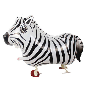 Walking Animals Balloon Pet Supplies Children Toys Walking Foil Balloons Animals <strong>Inflatable</strong> Air zebra Balloon
