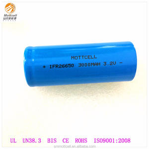 Großhandel produkt MOTTCELL 26650 3,2 V 3000 mAh lifepo4 batterie - Product Image 3