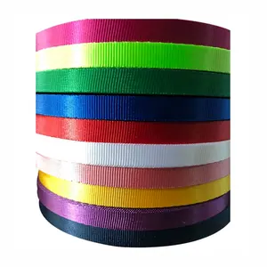 Webbing Tape Roll 25mm Nylon Webbing Cheap Multi Color 1'' Elastic Band Free (stocked), Custom Sample 3-5 Workdays Elastic Strap