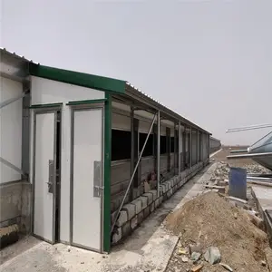 Экономичная китайская сборная стальная конструкция для контроля окружающей среды, птицеферма, птицефабрика