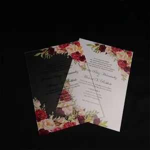 Invito di Nozze Personalizzato in Acrilico Satinato con Stampa UV - Product Image 1
