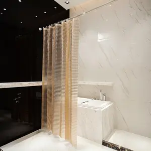 Design semplice bagno impermeabile trasparente peva tenda della doccia