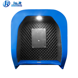Cabine téléphonique insonorisée J&R JR-TH-01 avec réduction du bruit de 23 dB, pour appels publics, montage sur pilier, télécommunications - Product Image 3