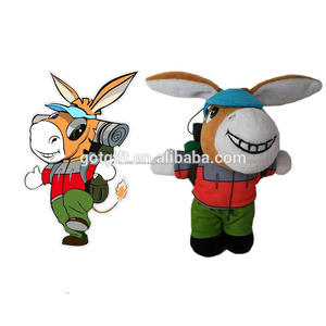 De dibujos animados de peluche de felpa Animal de peluche bebé de juguete de felpa juguete suave que hace la máquina - Product Image 4