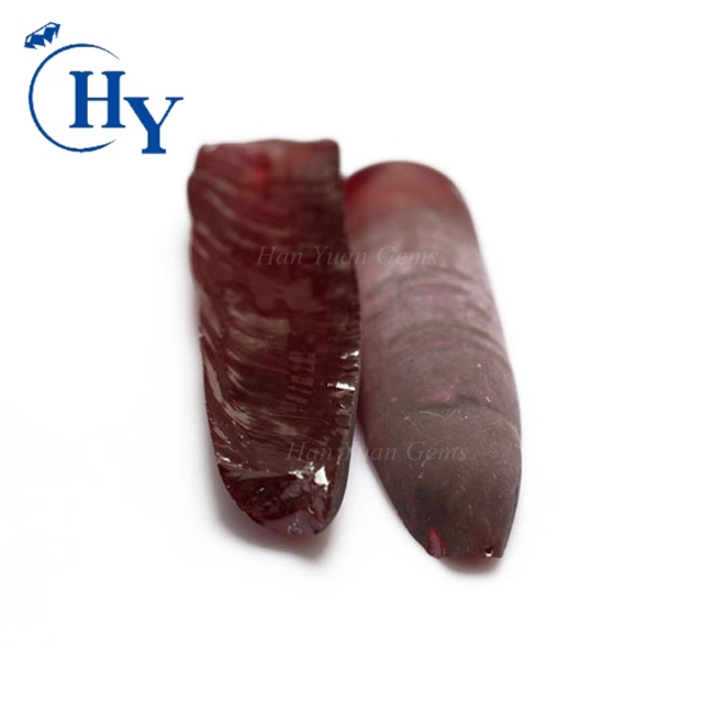 Factory Direct Synthetic 5# Ruby Rough RUBY Raw Red Uncut Gemstone for Jewelry Making and DIY Craft Projects