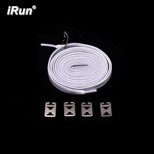 <span class=keywords><strong>IRun</strong></span> de Metal personalizado de anclas con cerradura plana elástico cordones sistema proporcionar privado códigos de barras aceptar la pequeña cantidad de la orden - Product Image 3