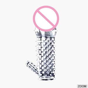 Ejderha prezervatif yetişkin şeffaf kristal seks oyuncak penis kollu horoz halka yapay penis başak prezervatif özel prezervatif erkek seks ürün - Product Image 4