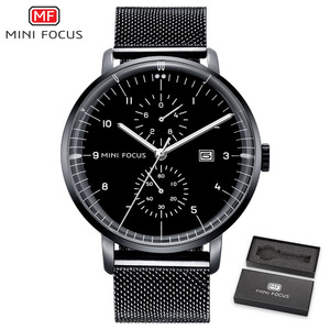 MINI FOCUS 0052G nouveauté Top marque de luxe Royal or hommes <span class=keywords><strong>montre</strong></span> lumineux étanche hommes Quartz chronographe mode sport - Product Image 5