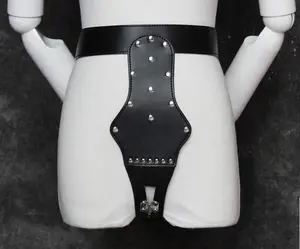 Bondage Adjustable Leather Locking G- String Underwear <strong>Chastity</strong> <strong>Belt</strong> for <strong>Female</strong> Women - Product Image 1