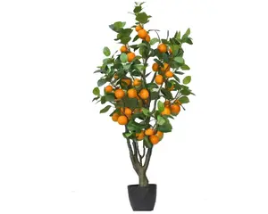 Arbre écologique, citron, Orange et citron, pièces, plante en plastique, arbre à fruits décoratif d'intérieur