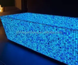 Nouveau carrelage de mosaïque lumineux en verre phosphorescent, livraison depuis l'allemagne