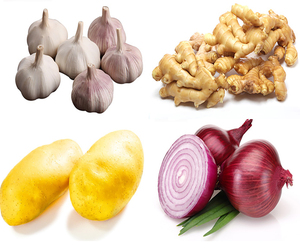 Fruits et <span class=keywords><strong>légumes</strong></span> <span class=keywords><strong>frais</strong></span> (ail, gingembre, oignon, pomme de terre) - Product Image 1